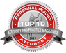 Attorney and practice magazine's Top 10 Personal Injury Attorney 2019