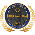 AMERICAN INSTITUTE | Best Law Firm 2022| Of trial Lawyers